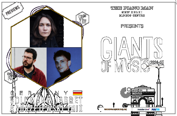 Giants Of Music presents Volkmann Jarret Andrzejewski Trio